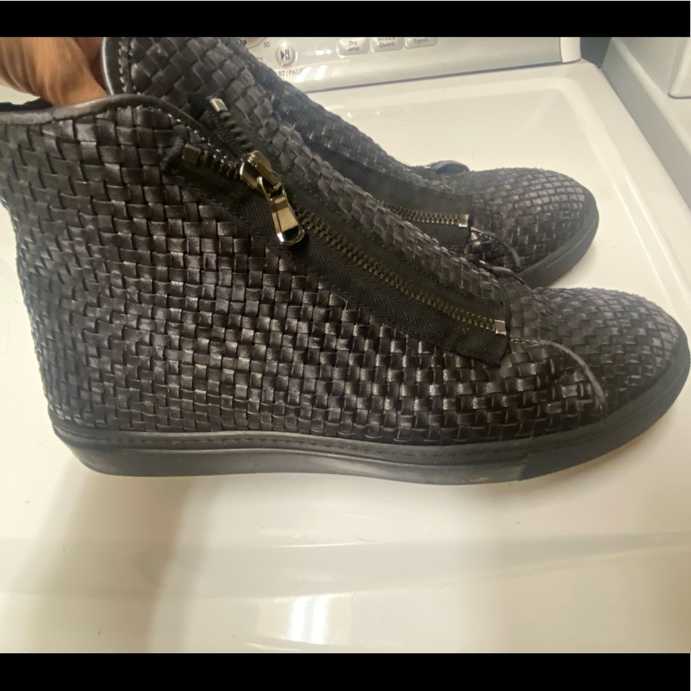 Dabliu leather high top made in Italy